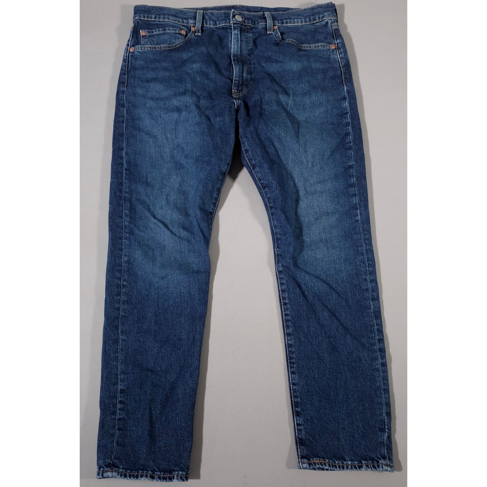 Levi's 512 Slim Taper Jeans Mens 36x30 Blue Premium WaterLess Stretch Denim